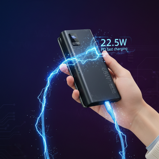22.5W Fast Charging Power Bank ⚡ | PD Quick Charge with LED Display