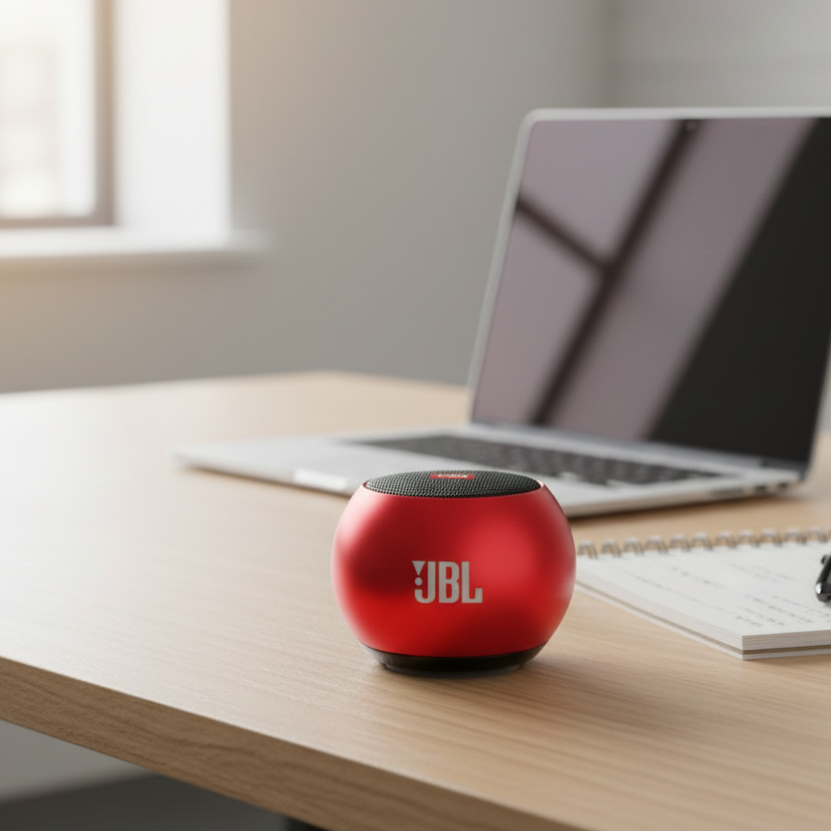 JBL Mini Metallic Wireless Speaker - Crystal Clear Sound