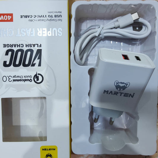 Marten 20,000mAh Ultra-Fast Power Bank ⚡🔋
